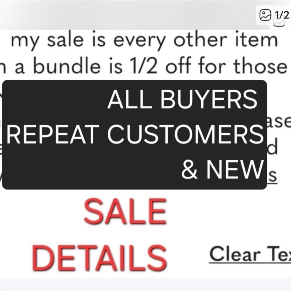 SALE & Free Items ALL CUSTOMERS!!! I ALSO TRADE . . .READ PLEASE
